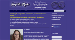 Desktop Screenshot of mariathepsychic.com